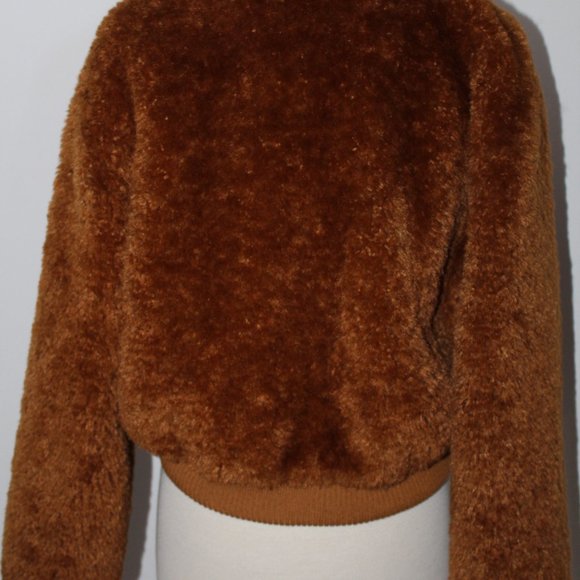 NWOT rag & bone Nikki Faux Fur Zip Front Jacket Coat M - Picture 5 of 8
